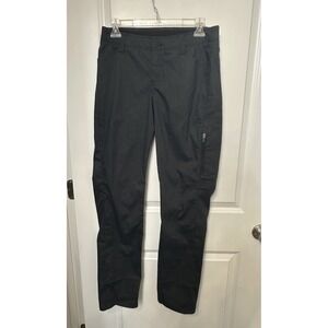 Under Armour Loose Fit Hiking Pants Black Size 6 High‎ Rise Outdoor Gorpcore NWT